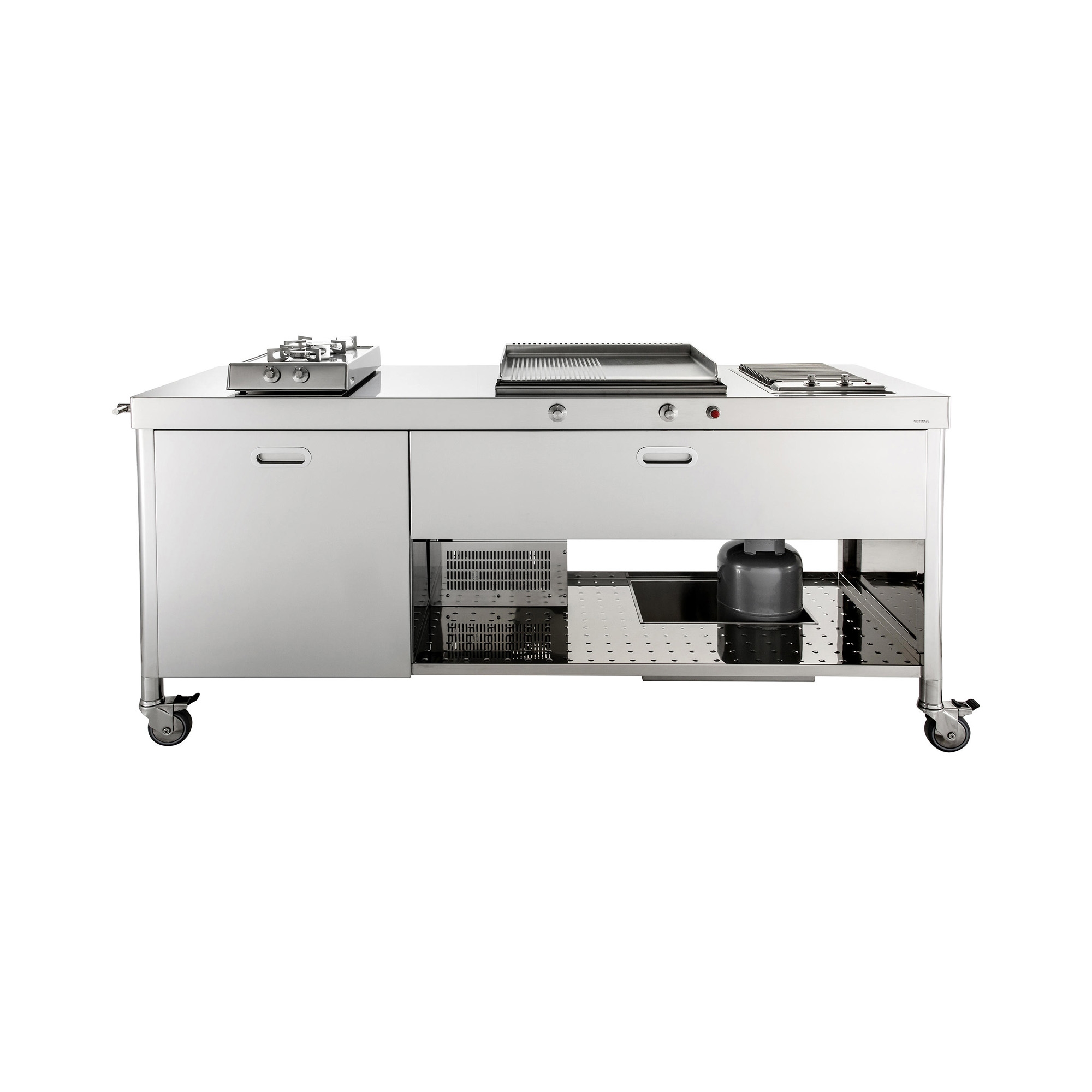 Alpes Inox Elemento cottura outdoor OUT190-FRIGO60+C120/1