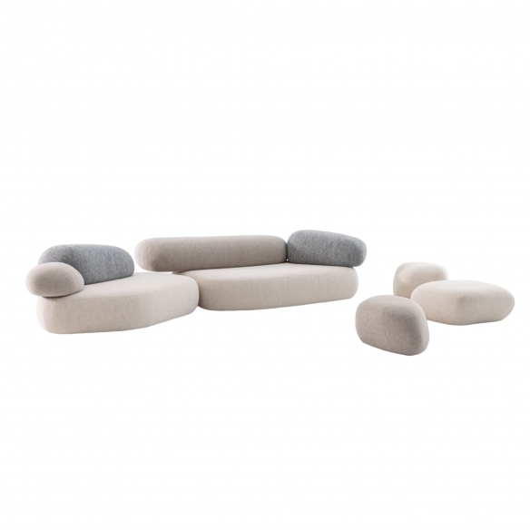 Moroso Divano Pebble Rubble - Elemento B1