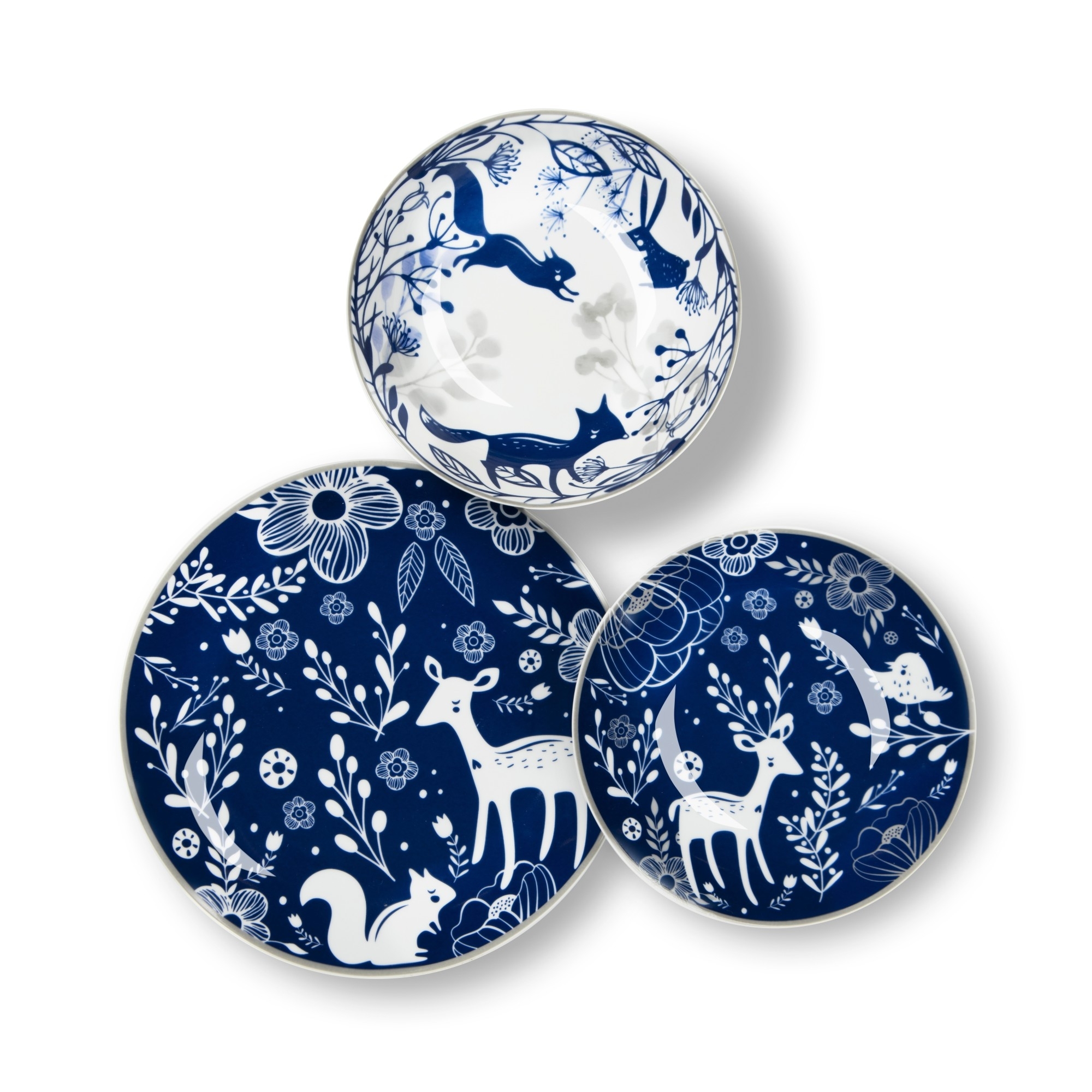 set 18 Suomi Excelsa of plates