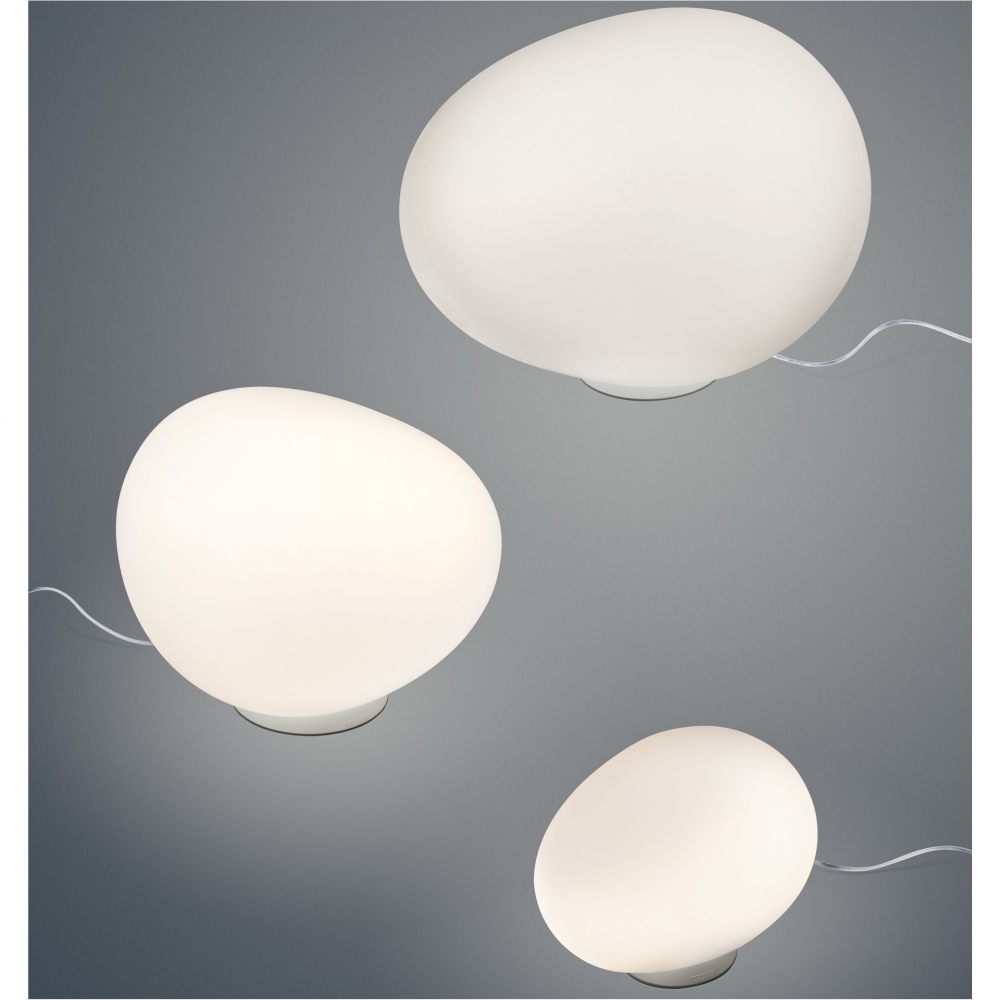 Lampada da tavolo Satellight con touch dimmer di Foscarini in vetro  soffiato, 285021D-15 Foscarini