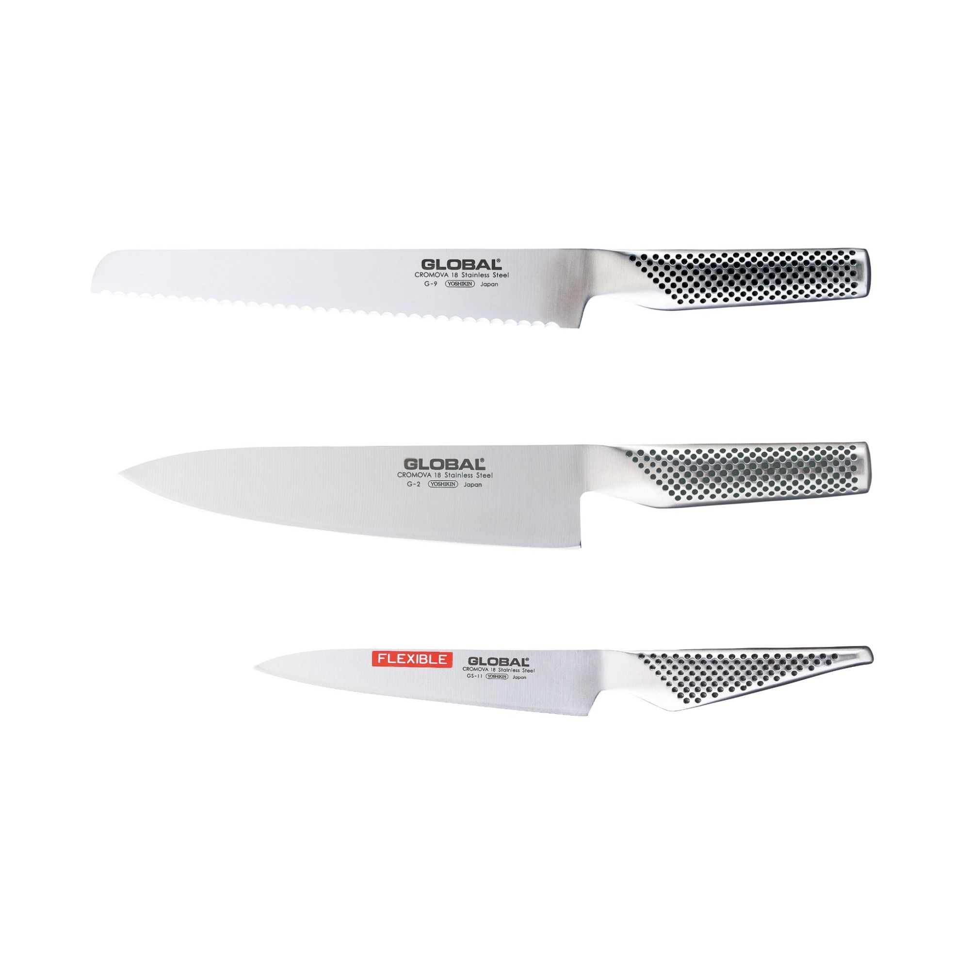 Global Chef knife 20 cm with water sharpener - G-2220GB
