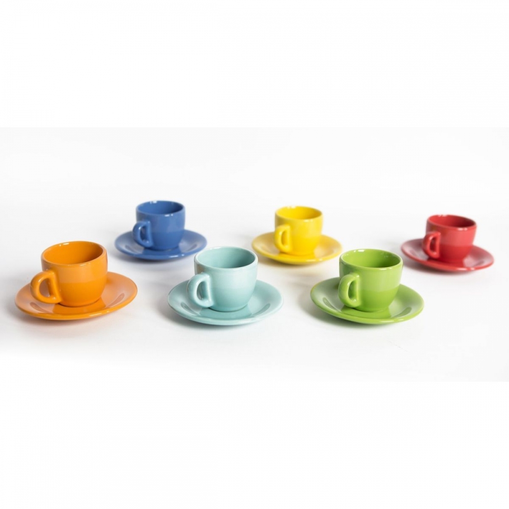 Kaleidos 6 Multicolor espresso cups...