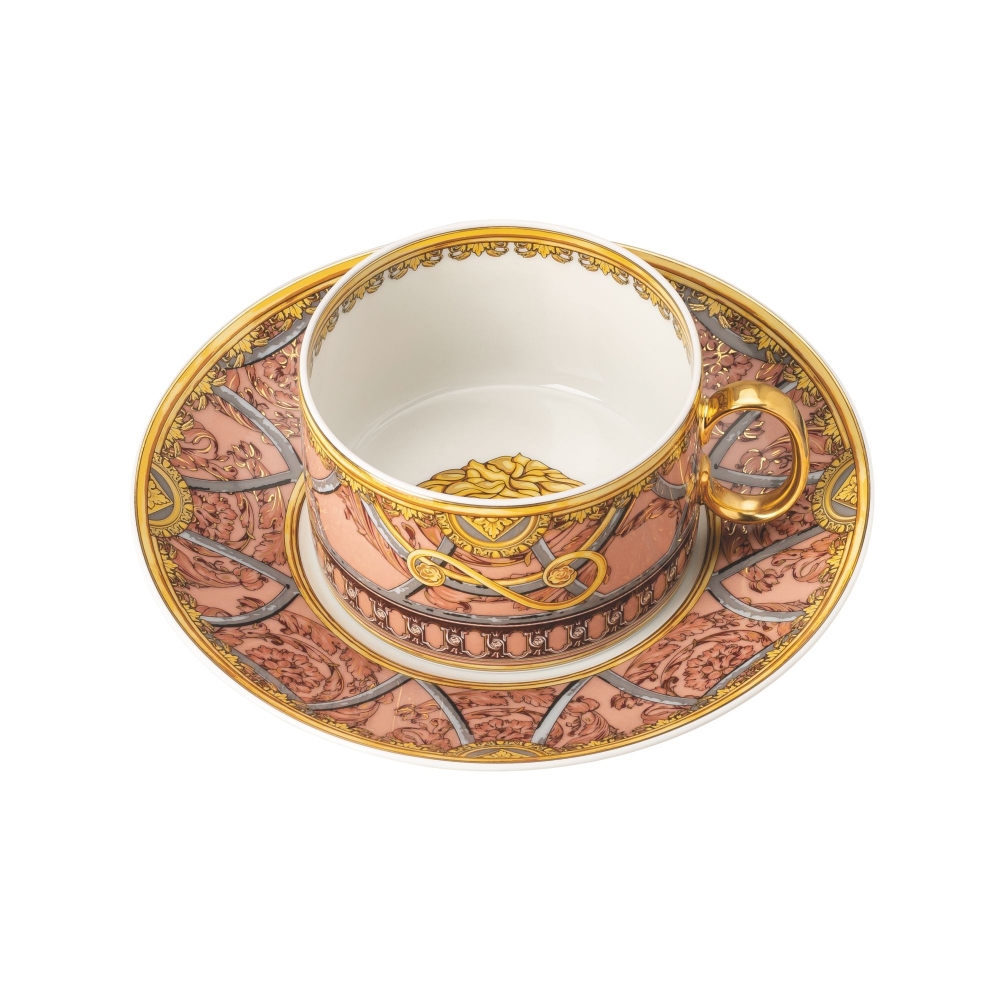 Versace Vaso La scala del Palazzo porcellana rosa