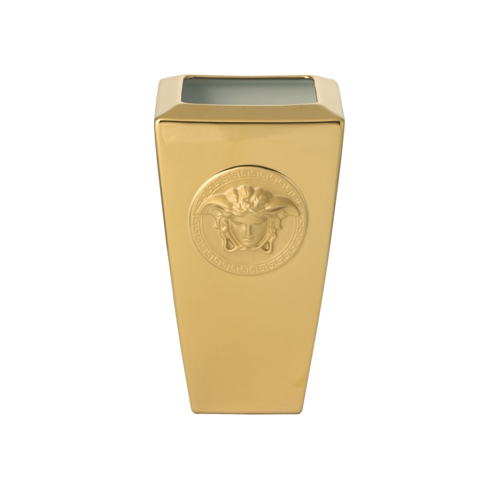 Rosenthal Versace Medusa Gold Vase...