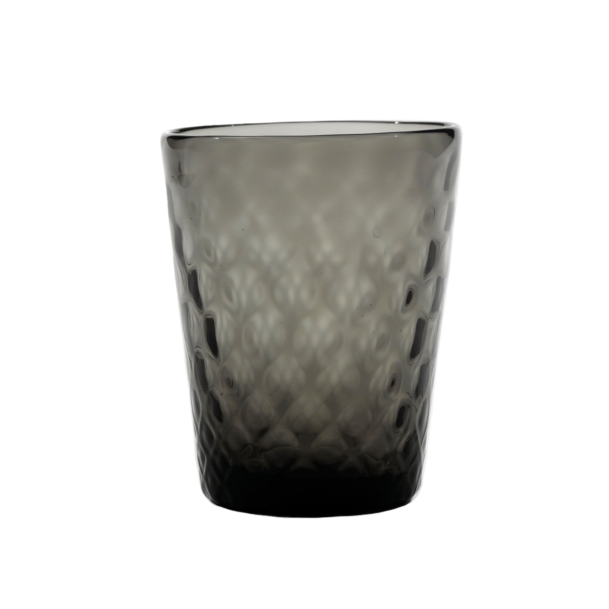 Bicchieri in vetro trasparente, disegni assortiti pasta di vetro, 2 misure