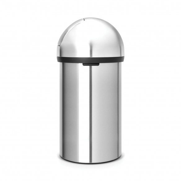 Push Bin 60 litres, Acier brillant, Brabantia