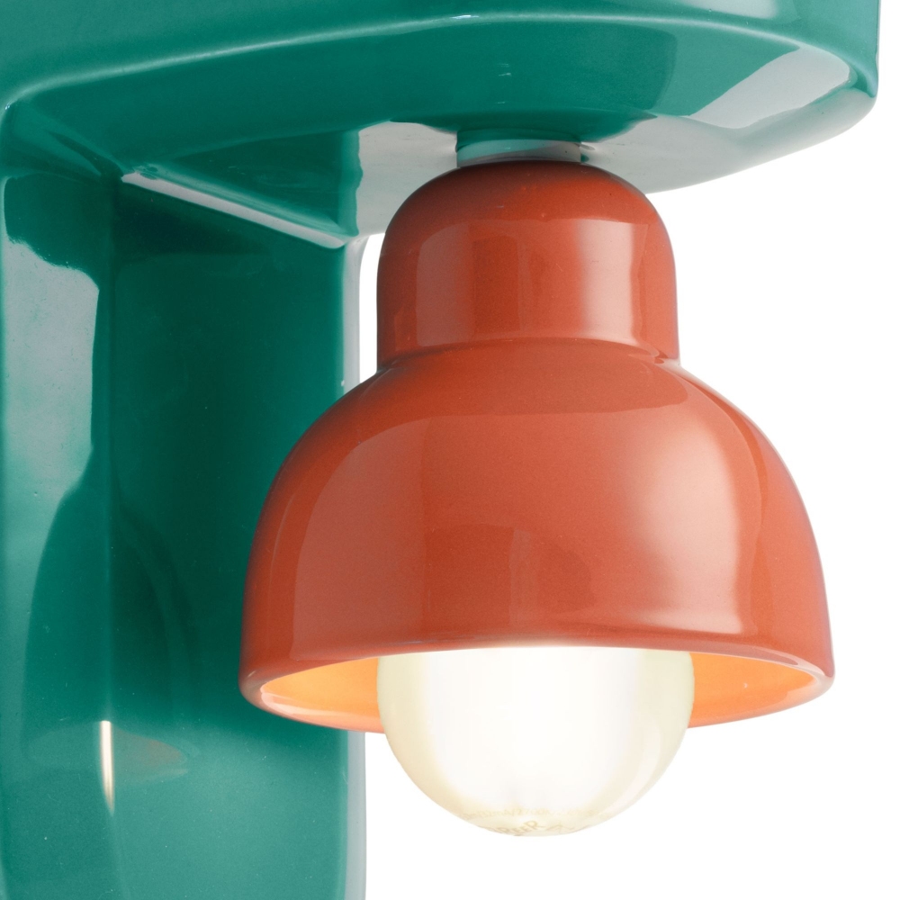 Ferroluce Lampada da parete Berimbau C2600