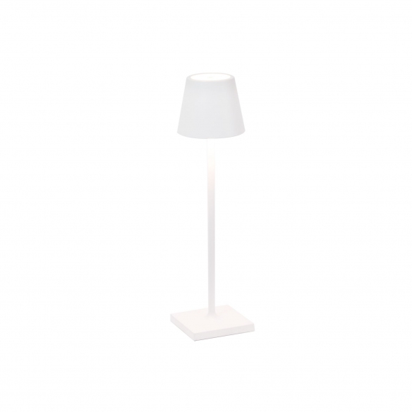 Lampada a led da tavolo Poldina Pro Mini Oro lucido ricaricabile e