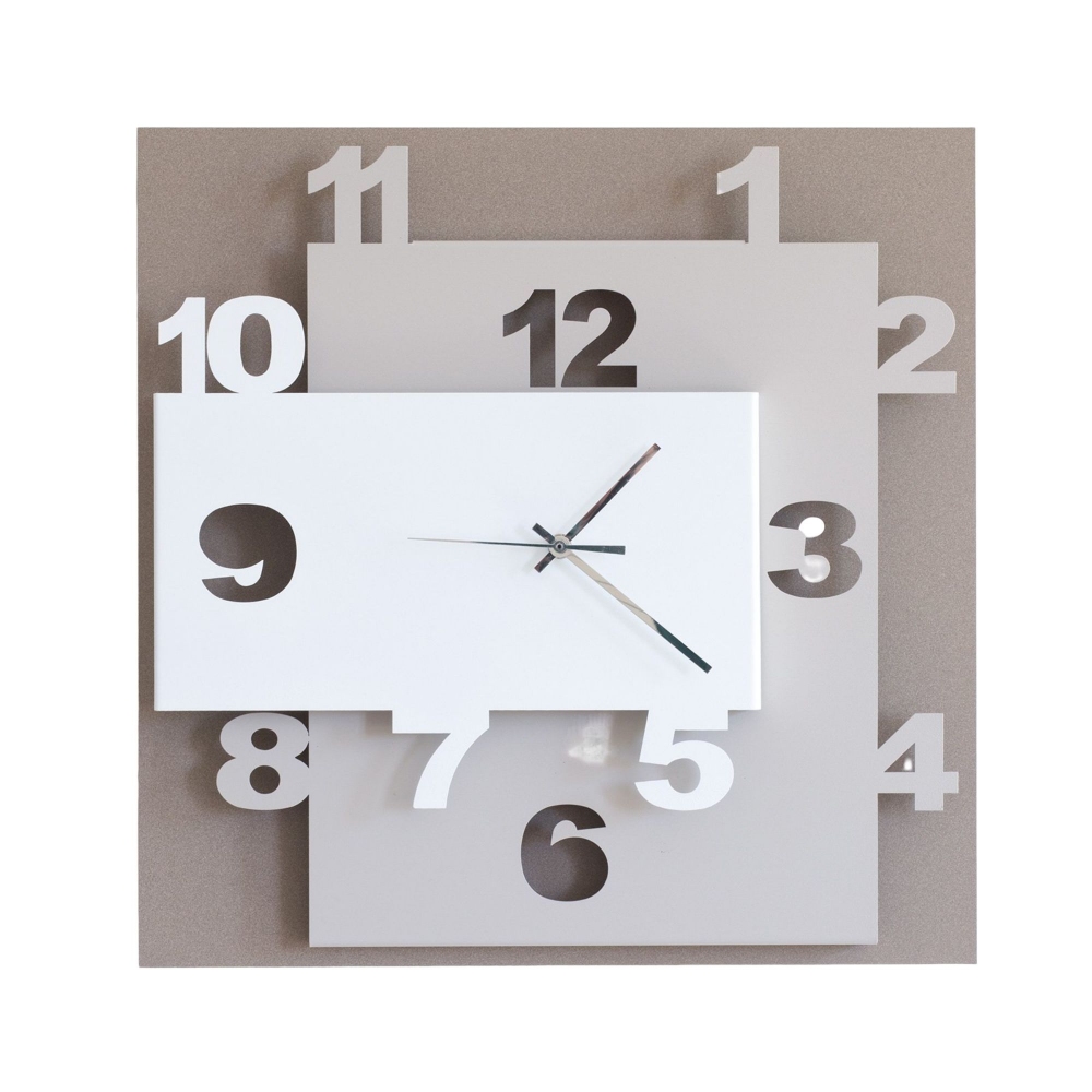 Tempus wall clock by Arti e Mestieri completely in metal