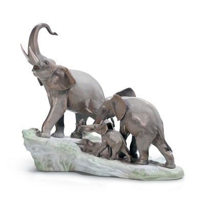 Lladrò Statuina Elefanti
