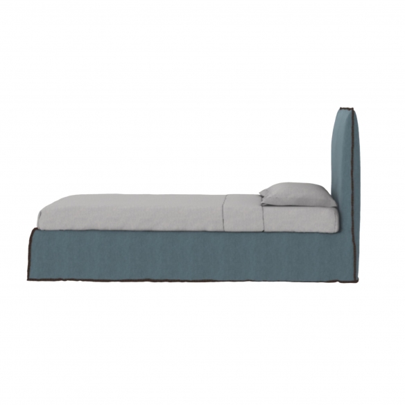 Gervasoni Letto Ghost 80 D cm. 120x200 - Cat. C (Linum Tundra)