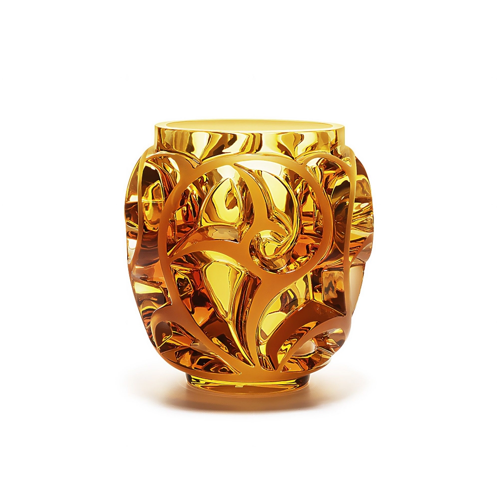 Lalique Vaso in cristallo Tourbillons...