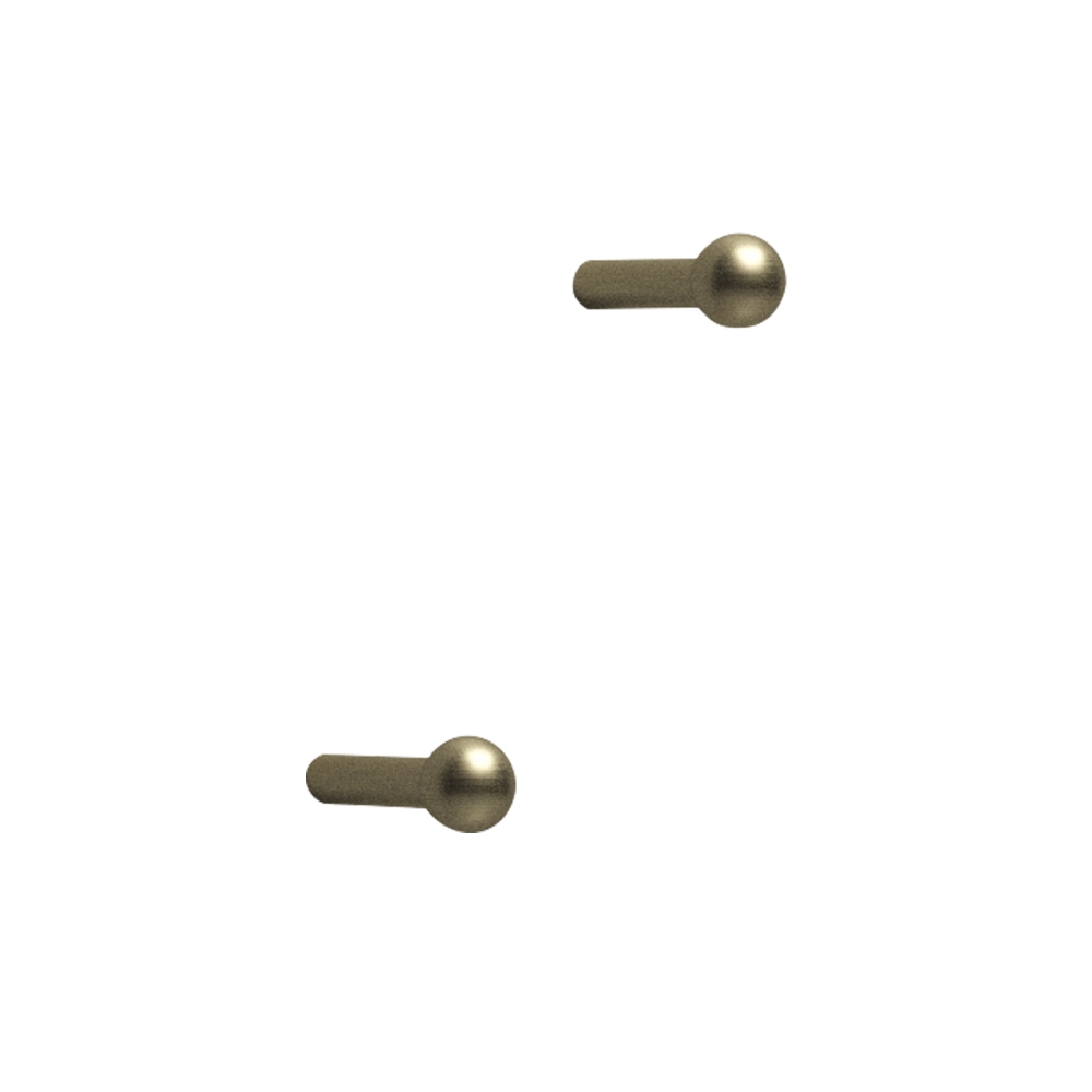 Ex.t Nouveau Set of 2 wall towel hooks